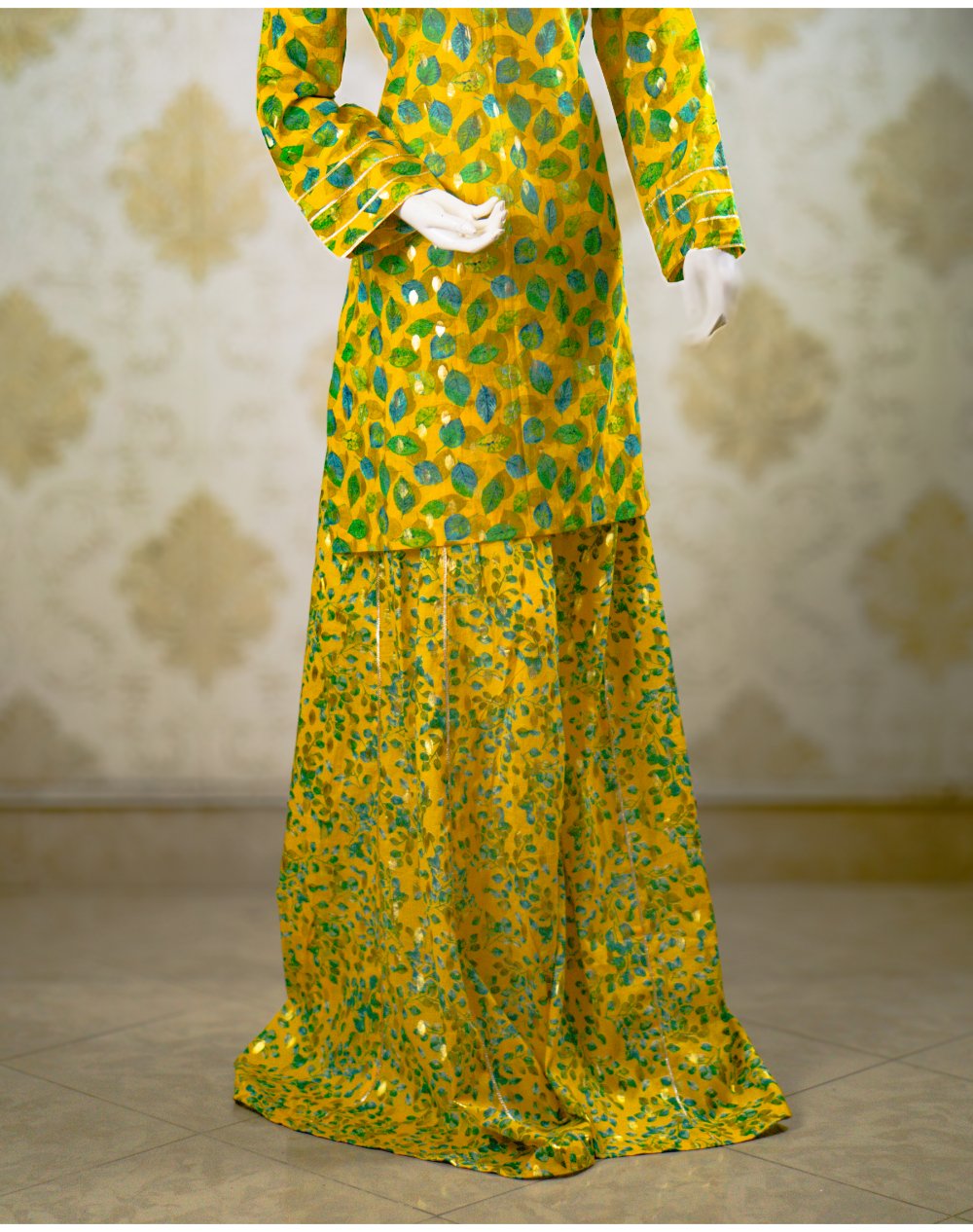 Semi-Festive Shimmery Lawn Dress - Image 2