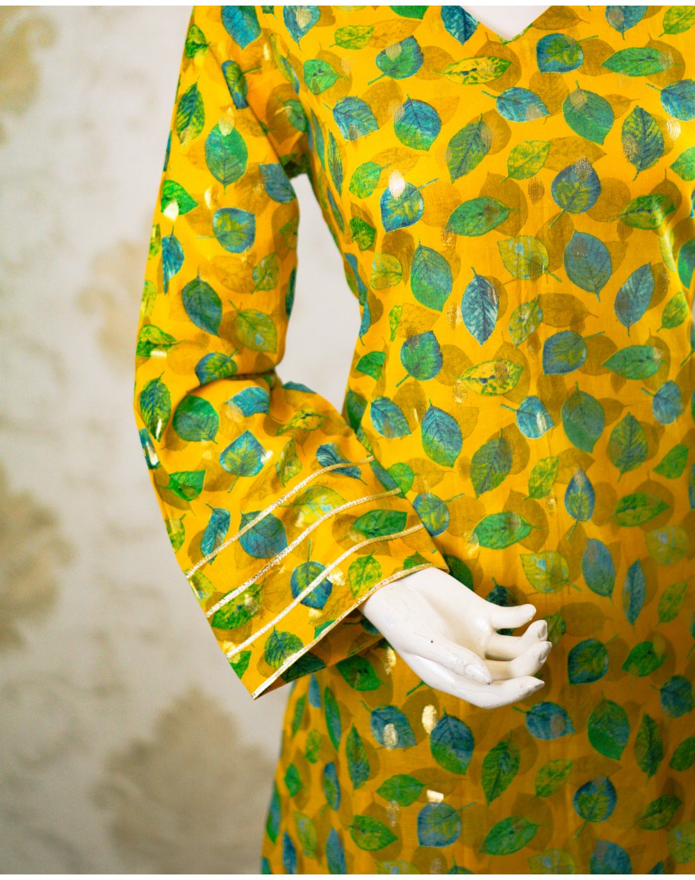 Semi-Festive Shimmery Lawn Dress - Image 3