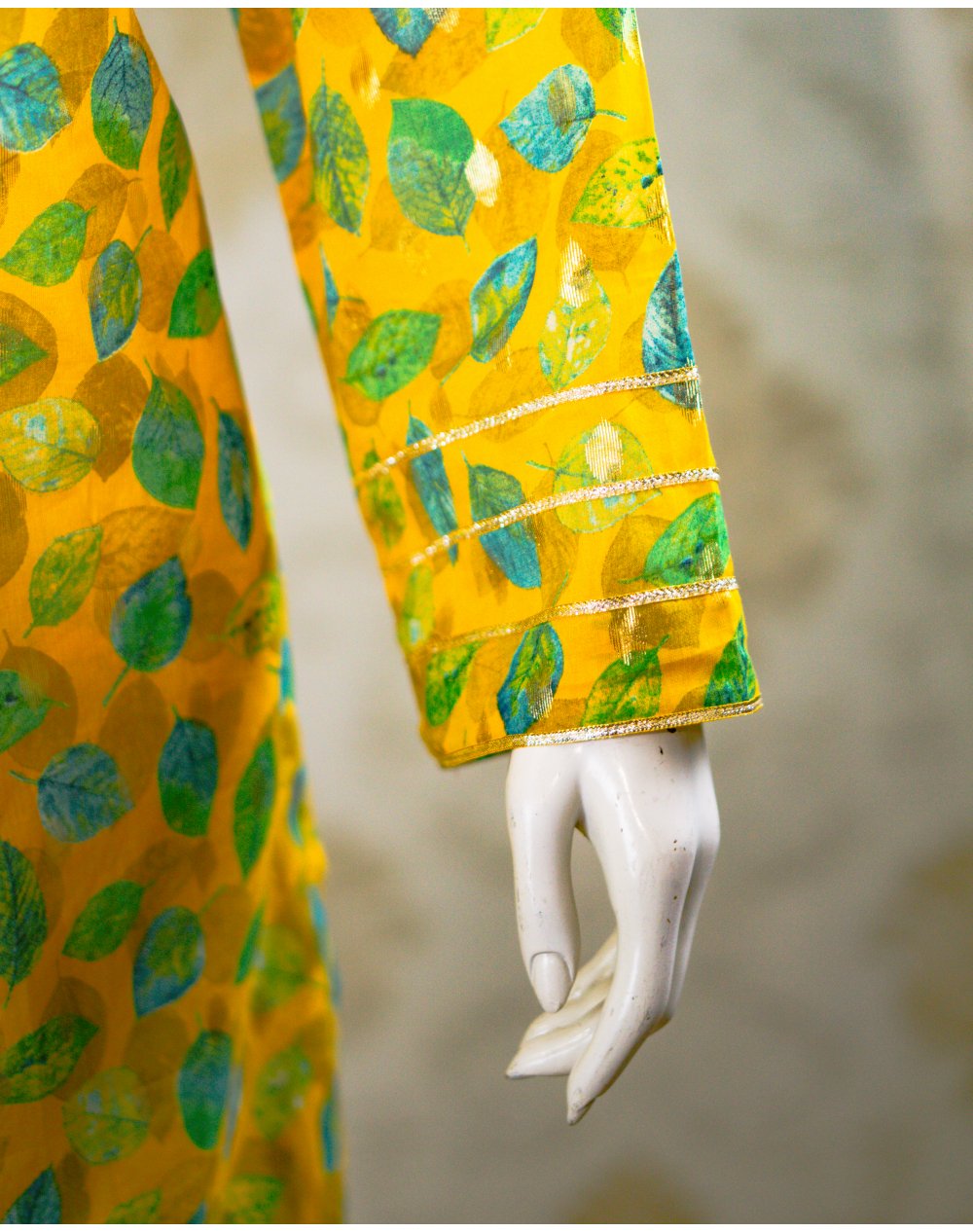 Semi-Festive Shimmery Lawn Dress - Image 4