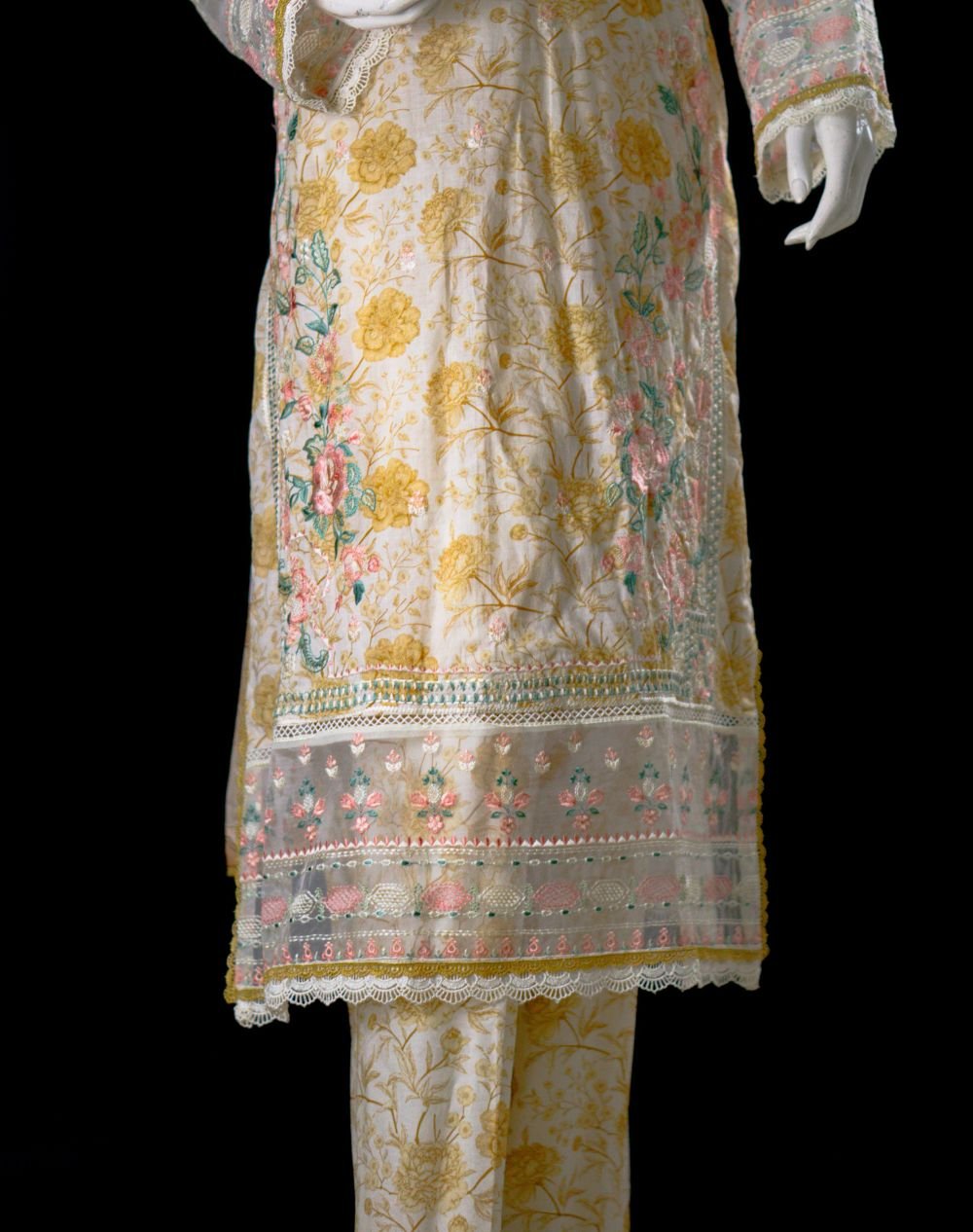 casual embroidered lawn suit in Pakistan