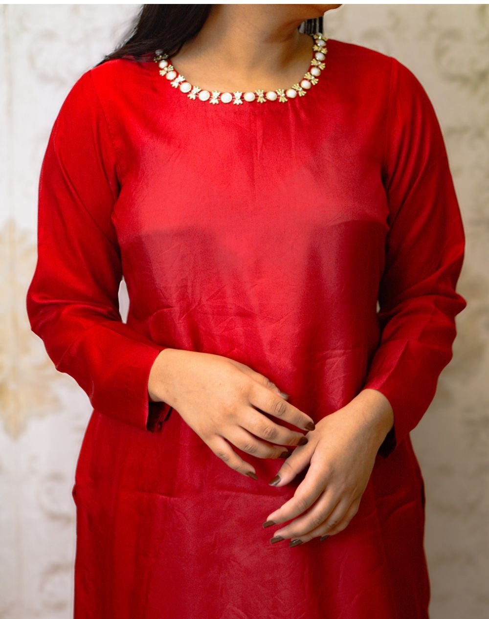 Shesha silk formal suit in Pakistan