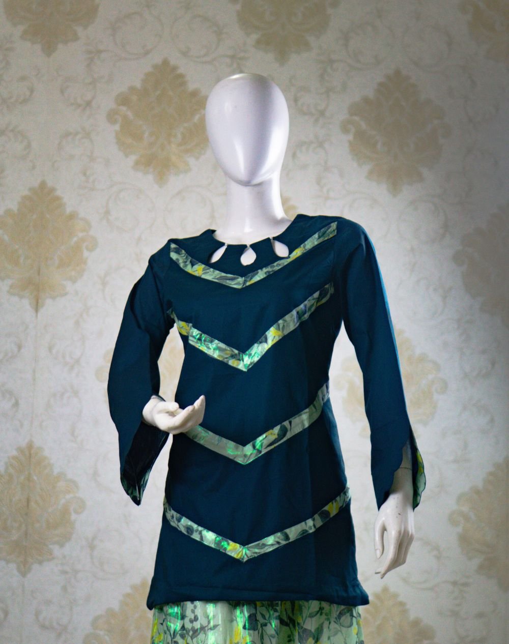 Semi-Festive Shimmery Lawn Dress